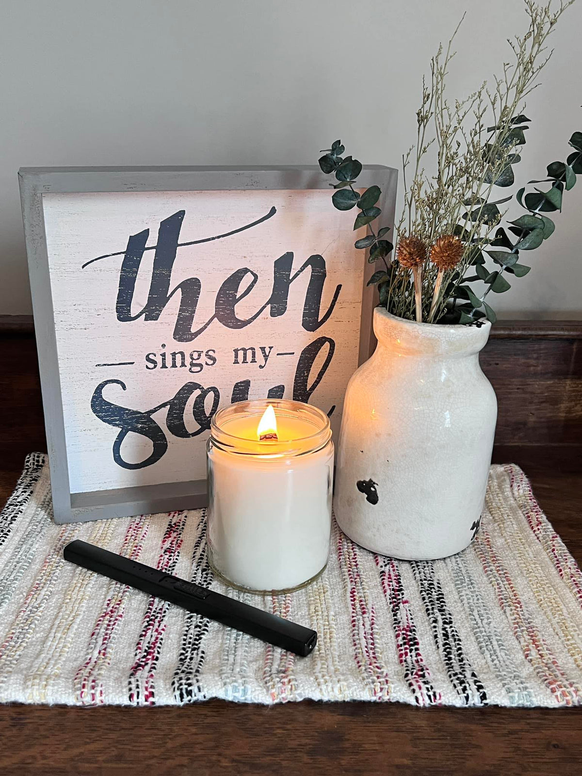 Farmhouse Cider Coconut Soy Wax Scented Candle - Blessed Remedies Candle Co.