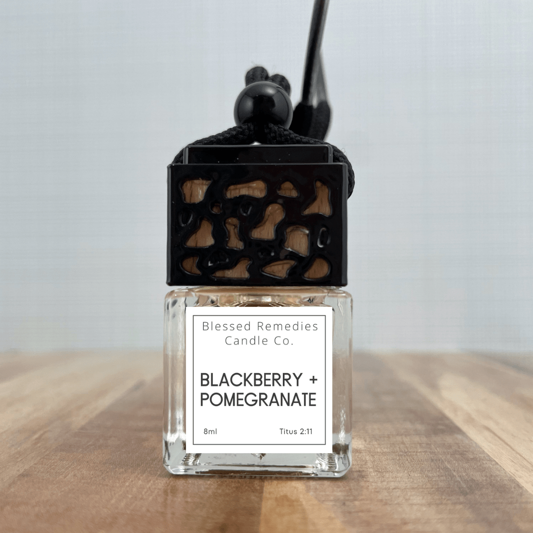 Blackberry + Pomegranate Car Diffuser - Blessed Remedies Candle Co.