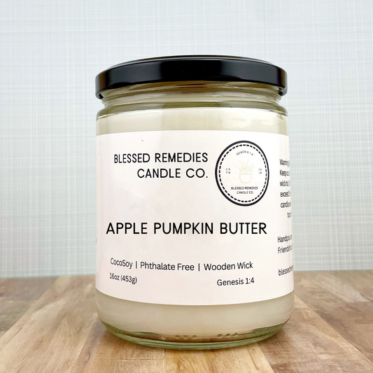 Apple Pumpkin Butter Coconut Soy Wax Scented Candle