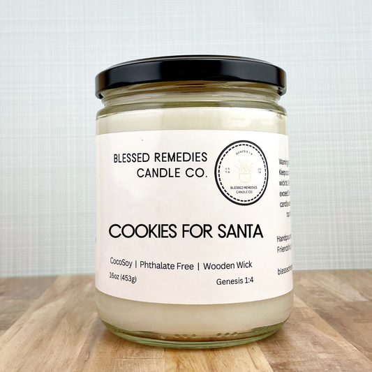 Cookies for Santa Coconut Soy Wax Scented Candle